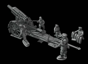WW1 28mm German 21cm Schwere Morser - Bild 1 von 4