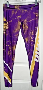 MN Vikings NFL TEAM APPAREL Stretch Leggings Pants Womens Size Small Purple - Picture 1 of 10