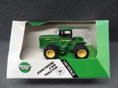 NEW Ertl John Deere 4WD Tractor Motorized Action 1/64 Scale Wind-Up 551-3HEO - Image 1 of 4