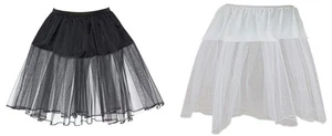 Kinder 16" Länge Unterrock Petticoat 50er Jahre Rock & Roll Kostüm Accessoire - Bild 1 von 5