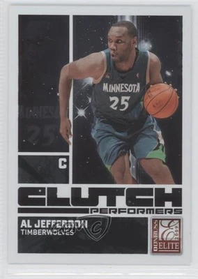 2009-10 Donruss Elite Clutch Performers Al Jefferson #17 - Image 1 of 2