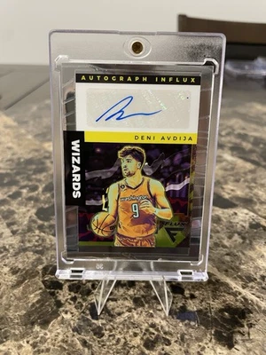 2022-23 Panini Flux Deni Avdija Influx Auto  #AI-DAV Washington Wizards - Image 1 of 4