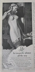 1957 Blonde Womens Fomfit Creation life bra girdle Magnetic Glamor vintage ad - Picture 1 of 1