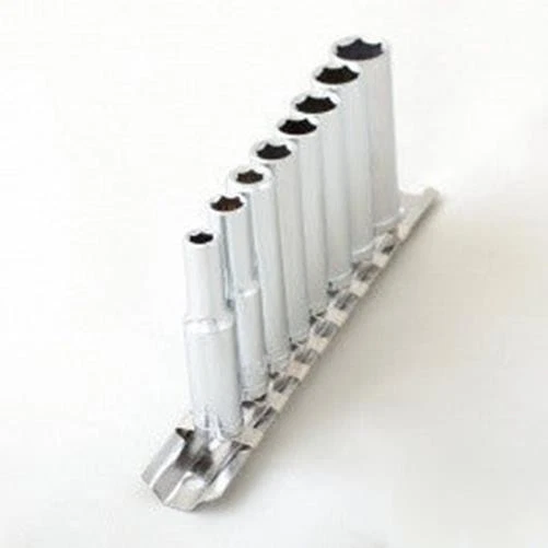 1/4" Drive SAE Standard Size Chrome Deep Well Socket Tool Set Deepwell - Image 1 of 1