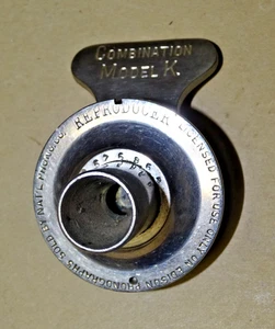 Edison Combination Model K Reproducer für Zylinderphonograph, 2/4 Minute, gut - Bild 1 von 8