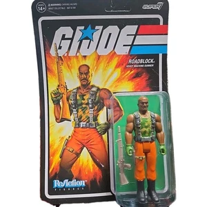Figura de acción Super7 ReAction GI JOE ROADBLOCK 3,75" - Imagen 1 de 1