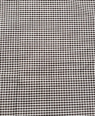 VTG. DK. BROWN GINGHAM COTTON FABRIC, NEW UNUSED, 44"W x 1 YD. 6" L - Image 1 of 3
