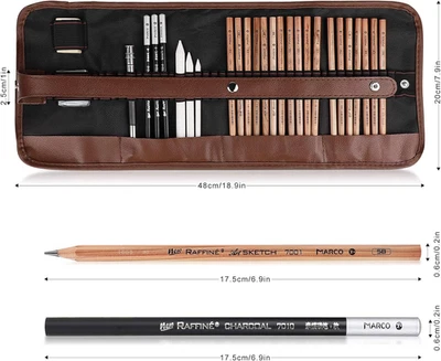 Yordawn Drawing Pencils Set Sketching Pencils Sketch Kit Art Supplies with Gr... - Image 1 of 4