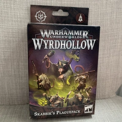 Warhammer Underworlds Wyrdholow SKABBIK'S PLAGUEPACK - AOS Skaven - Immagine 1 di 4