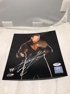 Undertaker Firmada WWE 8x10 Foto Lucha Autografiada PSA/ADN Autenticidad 1B - Imagen 1 de 4