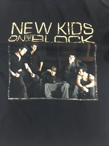 New Kids On The Block 2010 Casi-No Tour T-Shirt Black Size XLarge - Picture 1 of 7
