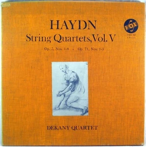 3 LP VOX BOX Haydn FINE ARTS QUARTET String Quartets Vol. V SVBX-562 EX+ - Imagen 1 de 2