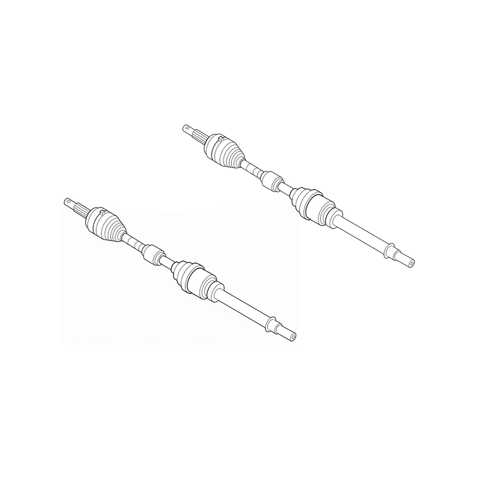 Juego de 2 conjuntos de ejes CV delanteros originales OEM para Nissan Sentra SV S SR 20-22 Foto 1 de 1