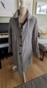💙 Max Mara RAINWEAR Trenchcoat - Wendemantel Blau Weiß - Gr.38 - Top Zustand 💙 - Bild 1 von 15