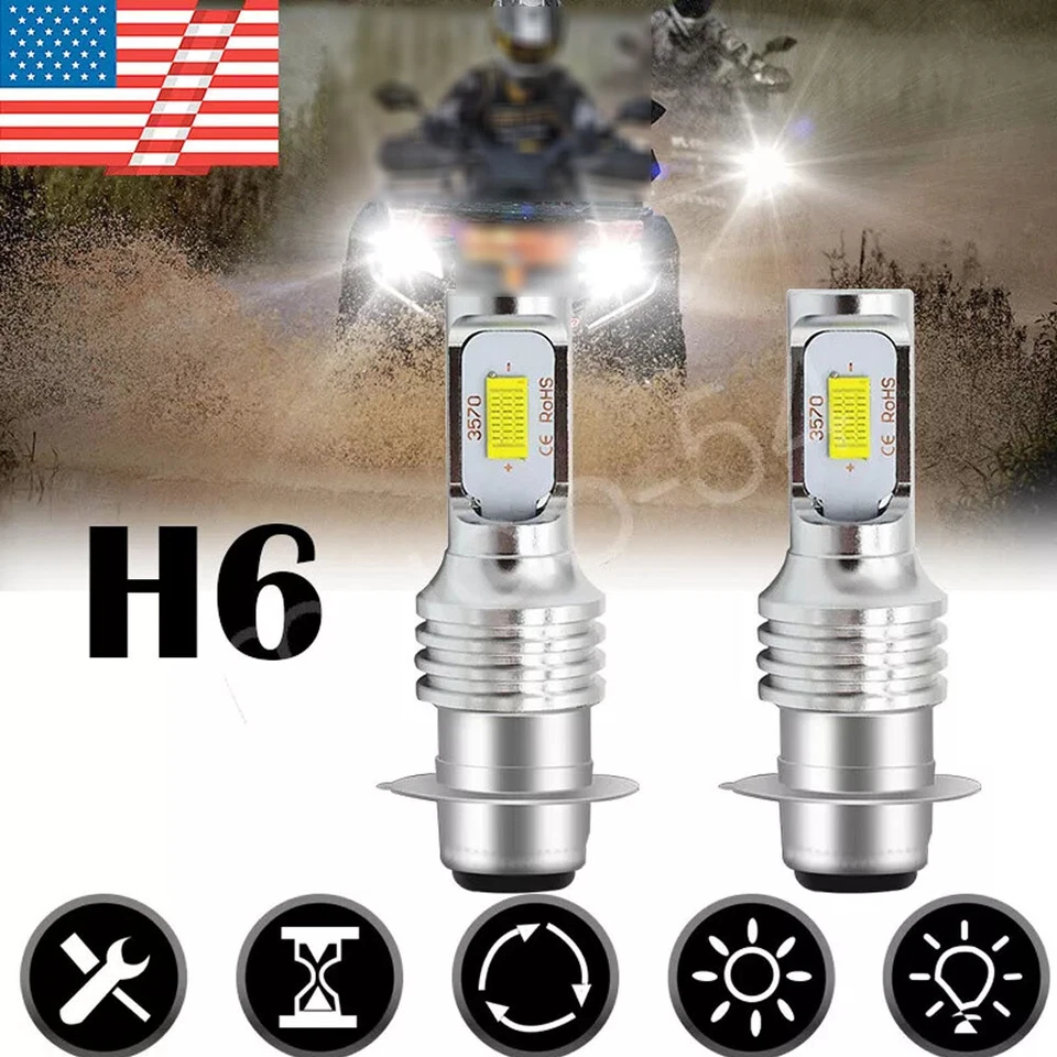 FOR Honda TRX 450ER 450R 250X 400X 700XX 100W Bombilla de faros LED Super White - Image 1 of 4