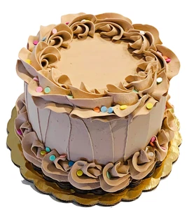 DEZICAKES Fake Cake  Artificial Food Chocolate Confetti Birthday Cake - Picture 1 of 7