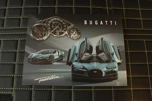 VIP Kunden No Prospekt/brochure Bugatti Tourbillon Blechschild Perfekt Neu RAR - Picture 1 of 1