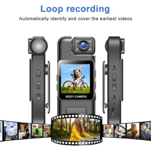 1080P HD Video Recorded DVR IR Night Cam WIFI Camcorder Mini Police Body Camera - Picture 1 of 13