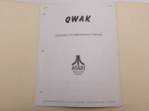 Atari - Qwak - Manuales de operación y mantenimiento - NOS - Imagen 1 de 1