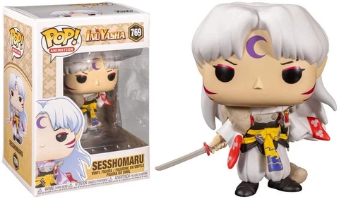 InuYasha Anime TV Series Sesshomaru w/ Sword Vinyl POP Figure Toy #769 FUNKO NIB Cover