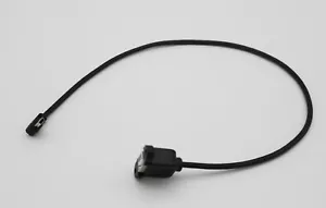 50cm USB 2.0 B Female Panel Mount to Mini 5 Pin Male Left Angle Extension Cable - Picture 1 of 6