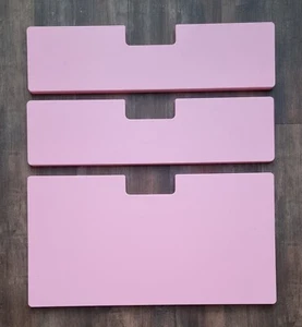 IKEA Stuva Malad Schubladenfronten in Rosa - 2x 16cm & 1x 32cm Hoch, 60 cm breit - Bild 1 von 7