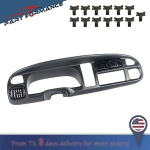 Instrumento de cubierta de bisel de tablero con ventilaciones para Dodge Ram 1500 2500 3500 1998-2002 - Imagen 1 de 8
