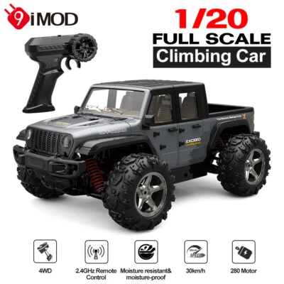 RC Truck 1/20 2.4G Climbing Vehicle Off-Road High-Speed Pickup Vehicle RTR Cars - Image 1 of 4