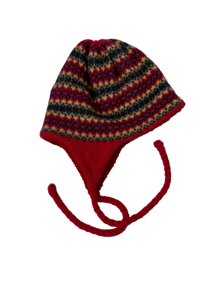 De Colección Piel de Tortuga Niños Amapola Gall Invierno Gorro Esquí Sombrero Lana Tejido Forro Polar Foto 1 de 4