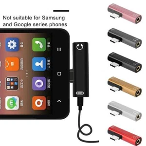 Type-C Headphone Adapter For Xiaomi Two-In-One Audio 3.5mm Converter NewSD76 - Bild 1 von 20