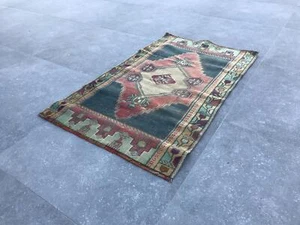 Handmade Rug Turkish Area Rug Vintage Rug Oushak Rug Antique Rug Bohemian Rug - Picture 1 of 12