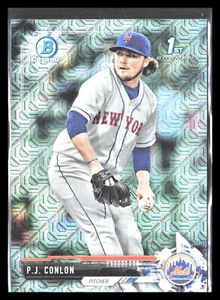 P.J. Conlon 2017 Bowman #BCP11    Mega Box Chrome Prospects (Mojo Pattern) - Picture 1 of 2