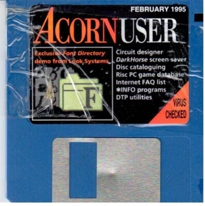 ITHistory (1995) ACORN USER SOFTWARE Issue (2/95) 3.5" - Picture 1 of 1