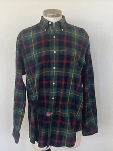 Mens Polo Ralph Lauren Classic Long Sleeve Plaid Dress Shirt Size Large - Picture 1 of 7
