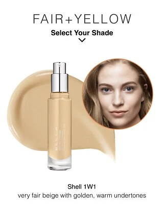BECCA Ultimate Coverage 24hr Foundation Shell 1W1 $44 1oz - Image 1 of 4