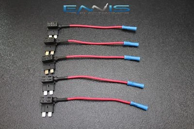 5 PCS ATC ATO BLADE ADD A FUSE TAP CIRCUIT BLOCK PANEL PLUG HOLDER WIRE USA - Image 1 of 4