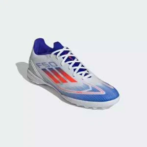 Adidas F50 League IF1343 White Solar Red Blue Turf Soccer Shoes TF2627 Mens Size - Picture 1 of 6