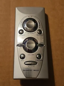 GENUINE SHARPER IMAGE ALARM CLOCK/CD/RADIO REMOTE  - Picture 1 of 2