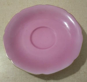 Plato Platillo Dorado Celebrate Rosa Vintage Japón Ocupado - Imagen 1 de 4