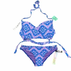 Neu mit Etikett 36C Sundazed Bikini-SET Träger-Bikini-BH-Größe Wickeloberteil + Medium-Unterteil - Bild 1 von 23