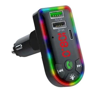 Auto Wireless Bluetooth 5.0 FM Transmitter MP3 Player USB 3.1A Auto Ladegerät Adapter - Bild 1 von 12