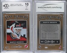2006-07 O-Pee-Chee Stat Leaders Martin Brodeur #608 BCCG Mint HOF