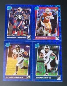 2021 Donruss Optic Football Rated Rookie BLUE SCOPE PRIZMS You Pick the Card