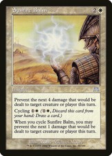 1X Sunfire Balm Onslaught NM/EX FOIL MTG CARD