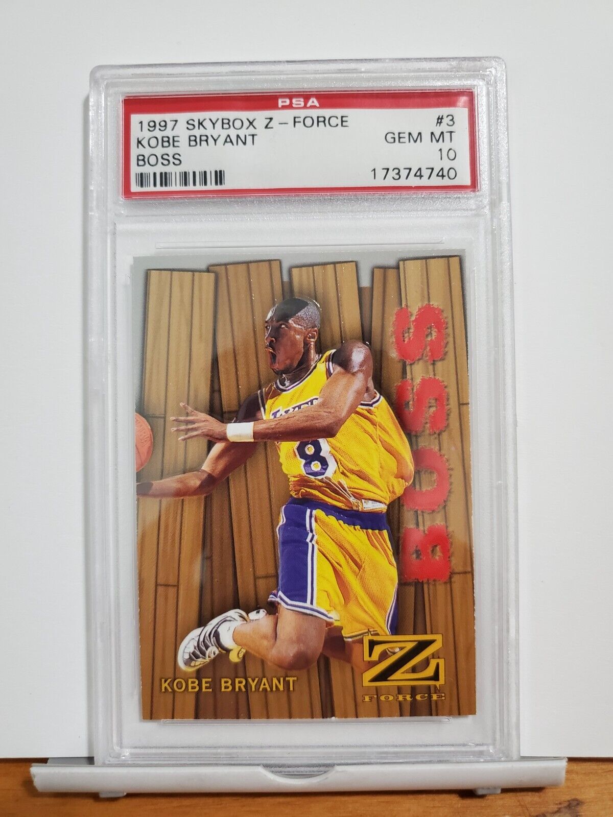Kobe Bryant 1997 SkyBox Z-Force #3B Boss Price Guide Kobe Bryant 1997 SkyBox Z-Force #3B Boss Price Guide