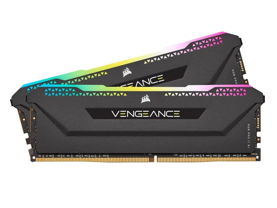 CORSAIR Vengeance RGB Pro SL 16GB (2 x 8GB) 288-Pin PC RAM DDR4 3200 (PC4 25600) - Image 1 of 4