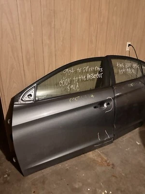 2017 2018 2019 2020 HYUNDAI ELANTRA DRIVER LEFT SIDE REAR DOOR - Image 1 of 2
