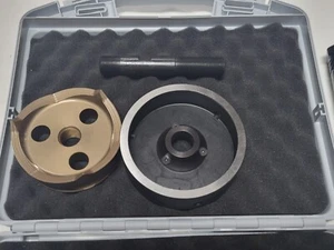 90.6mm - 3" Conduit TriStar+ Stainless Steel Punch/Die Set w/hydraulic draw stud - Picture 1 of 2