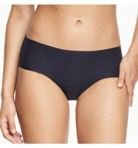 CHANTELLE 2644 SOFT STRETCH SEAMLESS HIPSTER PANTY BLACK OS NWOT - Picture 1 of 4