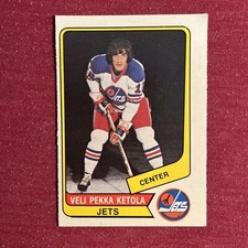 1976-77 WHA OPC Believe Ketola Hockey Card 88